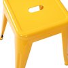 Flash Furniture 18 Inch Yellow Metal Stool, 4PK ET-BT3503-18-YL-GG